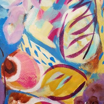 Pods Abstract Acrylic Painting